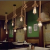 Lampa wisząca z liny konopnej w stylu vintage 300 cm [13230000441]